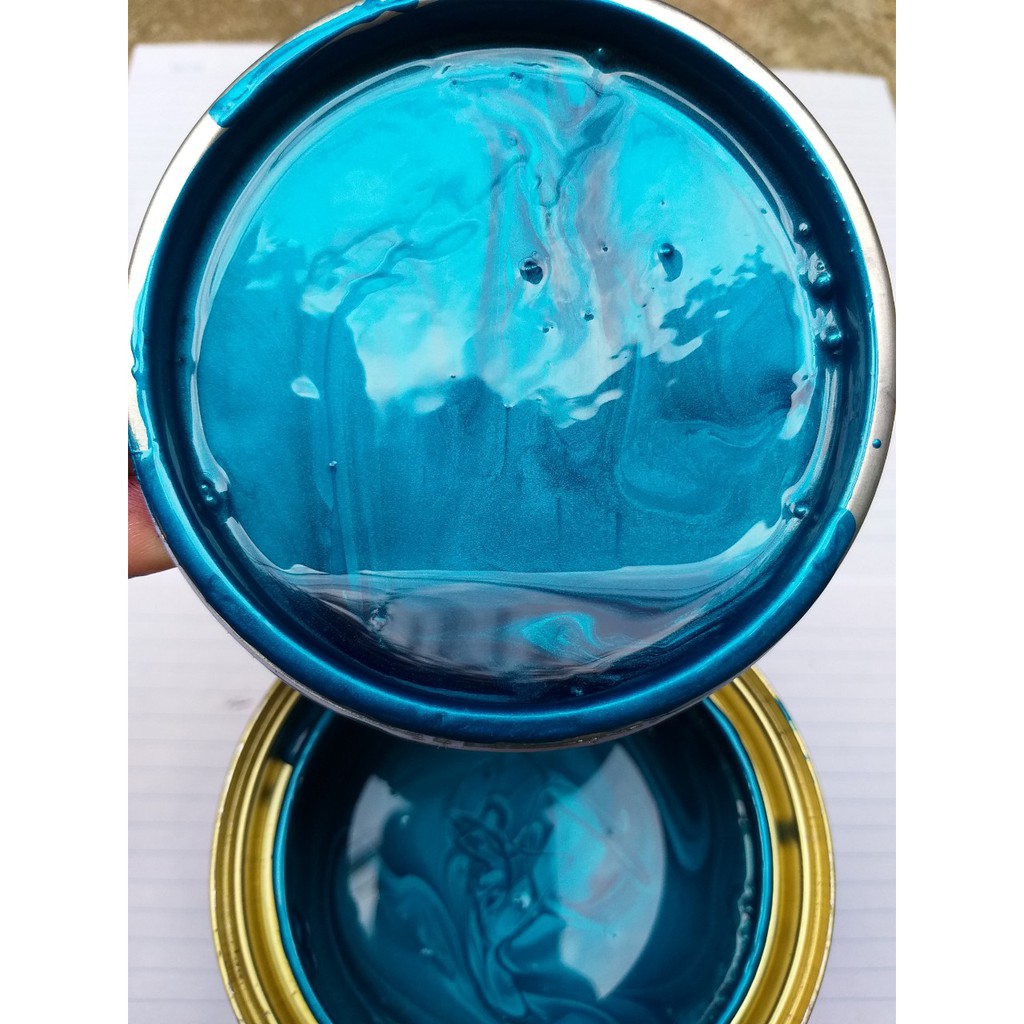 1 lạng màu xe máy wave xanh ngọc 110 sơn dặm, sơn nguyên chiếc cho xe đẹp như mới