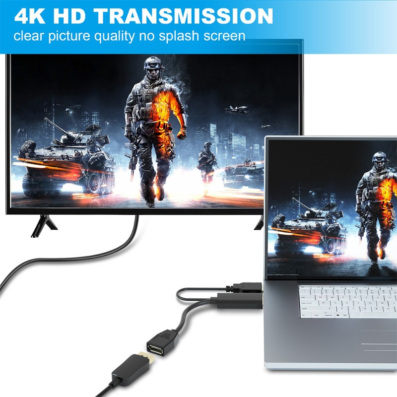 Bộ Chuyển Đổi Cổng Hdmi 4k Sang Dp Hỗ Trợ Hỗ Trợ Hdmi 1.4