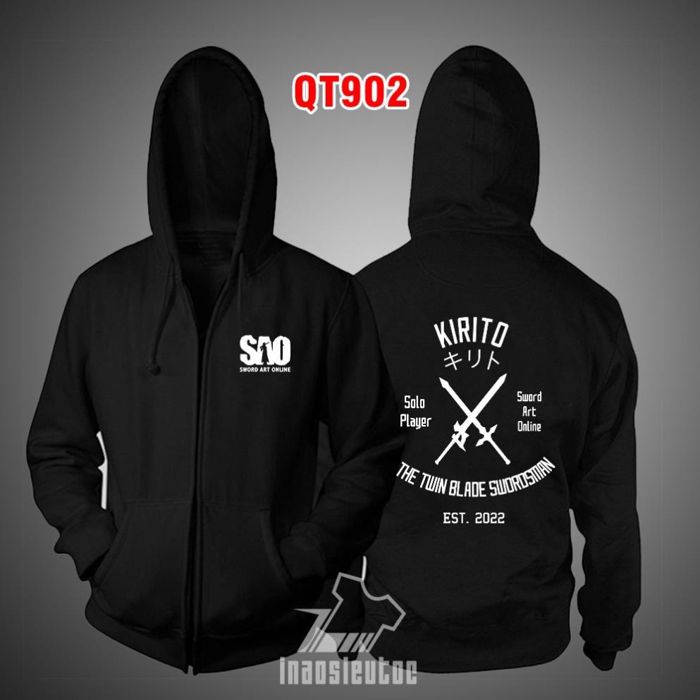 Áo khoác đen Kirito - áo Sword Art Online đẹp nhất rẻ chất lượng / chất lượng uy tín