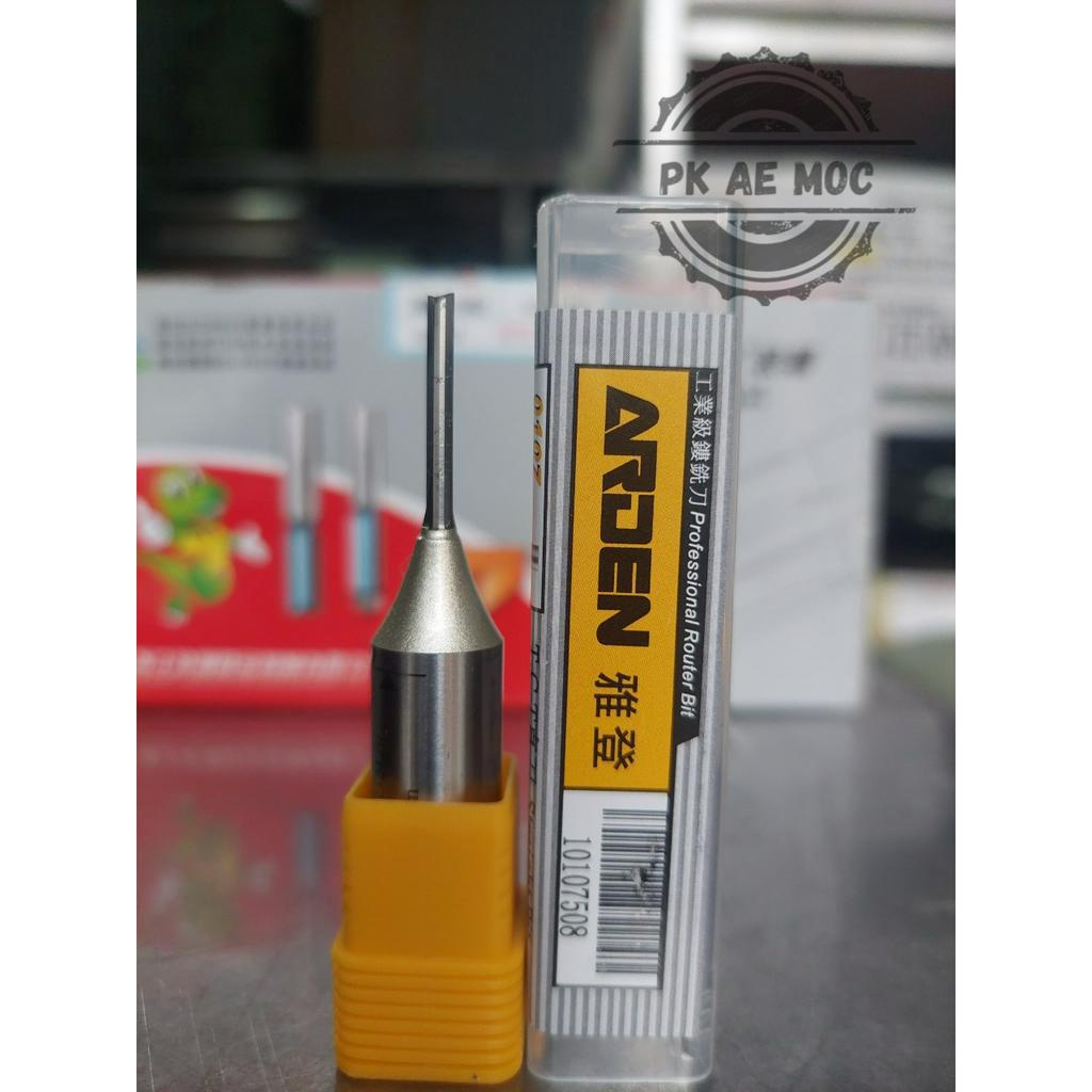Mũi dao phay gỗ CNC 3mm chính hãng Arden Size 1/2*3*20mm