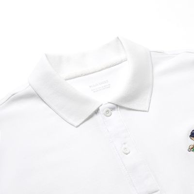 Áo thun polo  nam POLOSHIRT Thêu gấu chất CVC cotton cá sấu co giãn cổ bẻ tay ngắn lỡ PLS07 - Leo Vatino