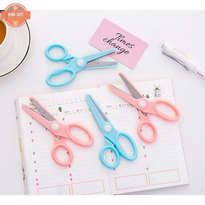 Kéo cắt giấy thiết kế an toàn - kéo cắt thủ công học sinh