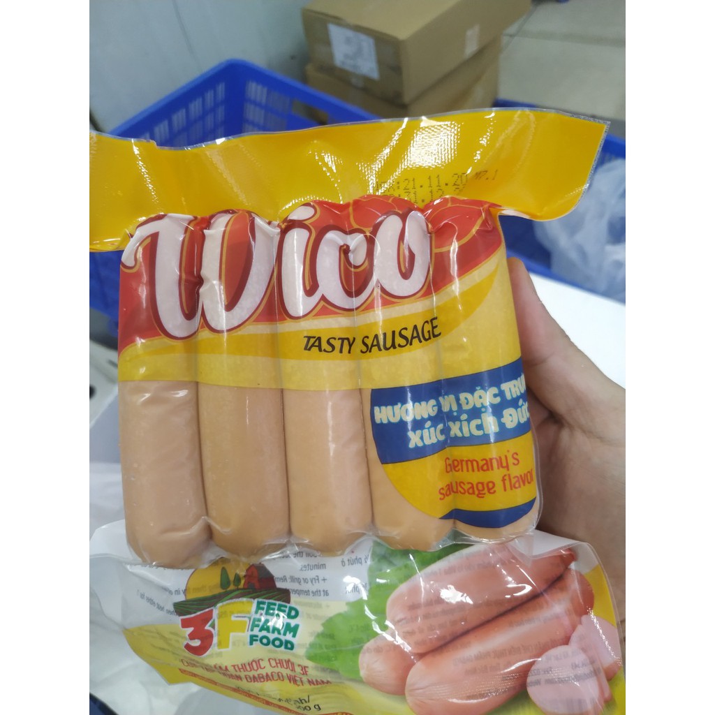 Xuc Xich Wico Dabaco Xuc Xich đức 500g 10 Cai Tui Chinh Hang 35 000đ