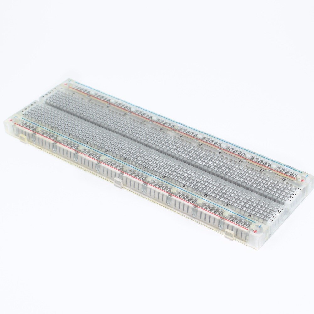 Bảng Mạch Breadboard 830 Điểm MB102 Trong Suốt
