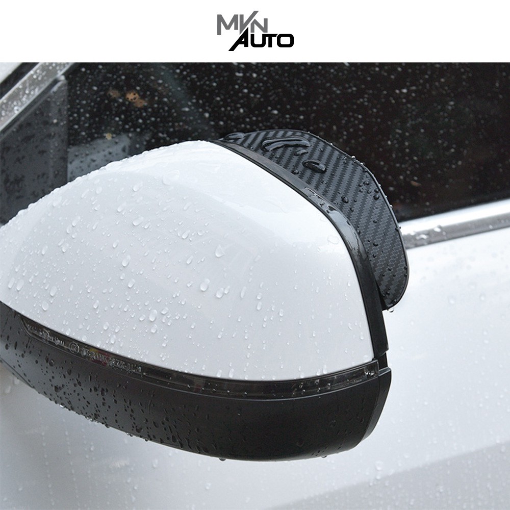 Bộ 2 Tấm Vè Che Mưa Chống Bám Nước Gương Chiếu Hậu Ô Tô Vân Carbon Thể Thao – Mvn Auto