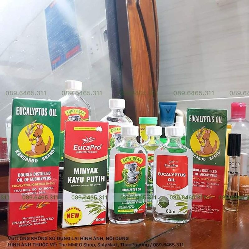 Dầu khuynh diệp Úc Eucapro / euky bear/ kangaroo