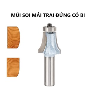 Mũi soi gỗ phay mái trai, huỳnh mái trai đứng bi tì tideway