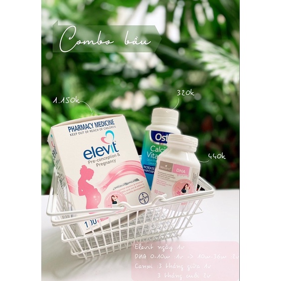 Viên uống bổ sung vitamin cho bà bầu Bio Island DHA 60 viên - Mẹ Rofi