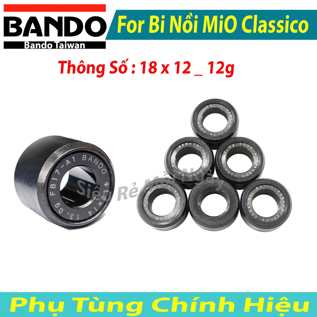 Bộ Bi Nồi Bando Yamaha Mio Classico 18 x 12 x 12g