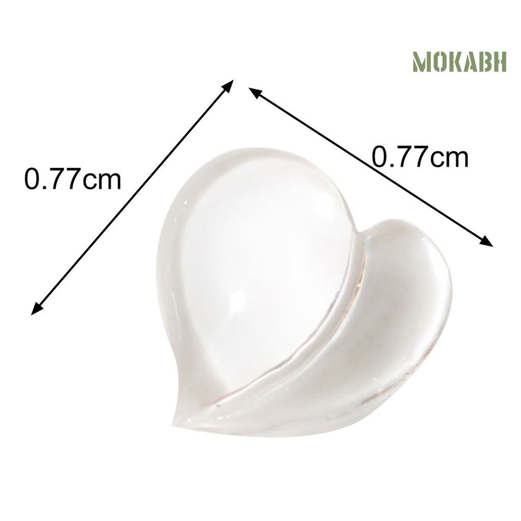 Set 25 Phụ Kiện Trang Trí Móng Tay Nghệ Thuật Hình Trái Tim Quả Đào Quả Đào 3D Đa Năng DIY
