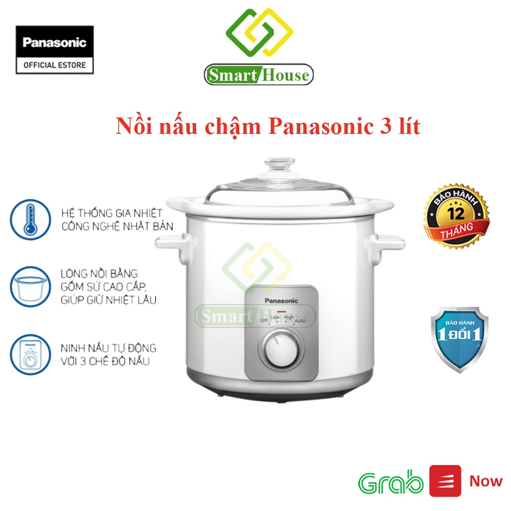 NF-N30ASRA - Nồi nấu chậm Panasonic 3 lít NF-N30ASRA- Hàng chính hãng - Smart House