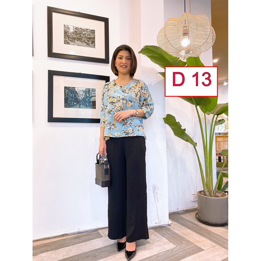 Sét Bộ Trung Niên - Sét Trung Niên Tay Lỡ - Quần dài ống Sớ - Chất Liệu Lụa Hàn Châu Cao Cấp dành cho Các Bà, các Mẹ | BigBuy360 - bigbuy360.vn