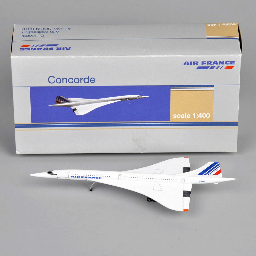 Đồ Chơi Máy Bay Pháp 1976-2003 USSELL Concorde 1/400