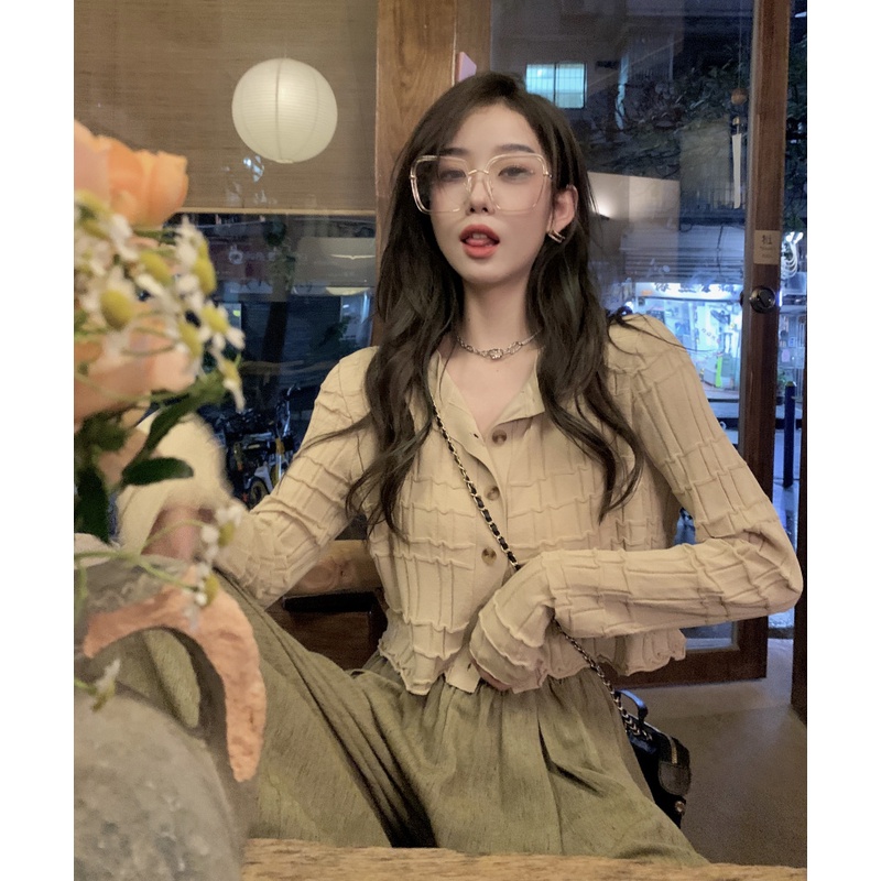 NZN Áo Khoác Cardigan Chống Nắng Phong Cách Retro Cho Nữ Có 3 Màu Sắc Chọn Lựa