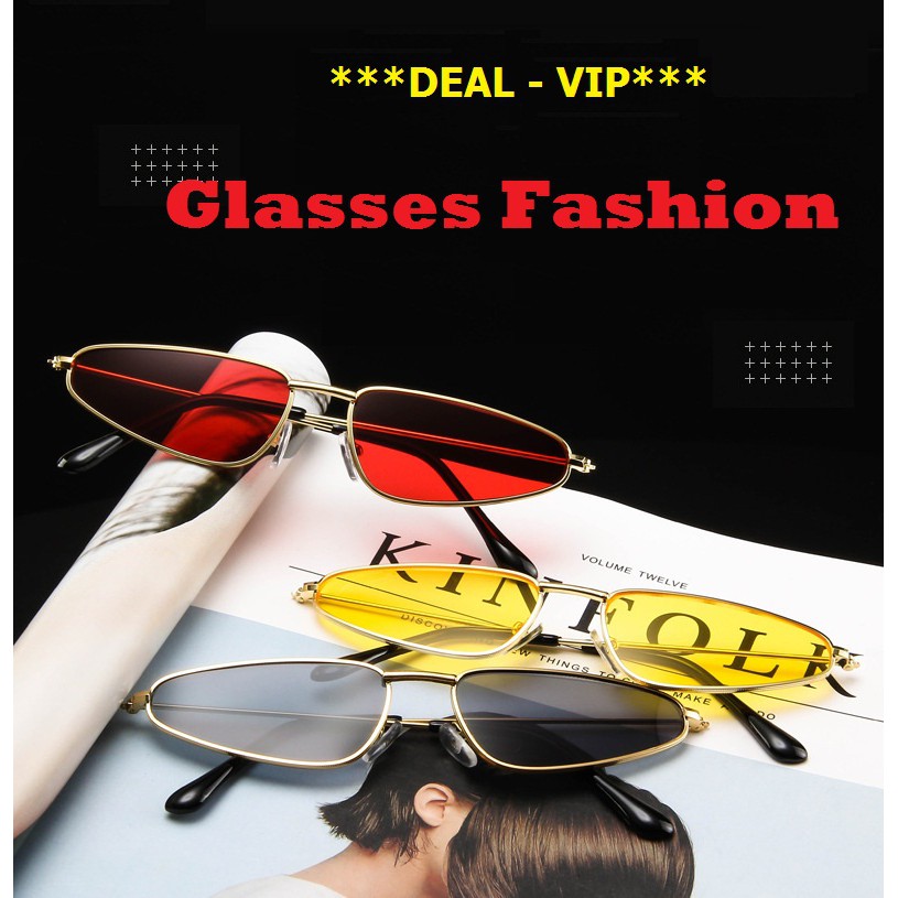 Kính Mát Thời Trang - Mắt Kính Gọng Kim Loại [GN121]