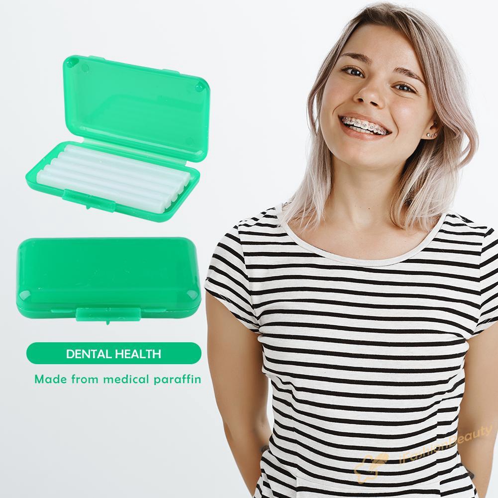 [Hàng mới về] Gói 5 thanh sáp gôm chỉnh nha niềng răng có hương thơm | BigBuy360 - bigbuy360.vn
