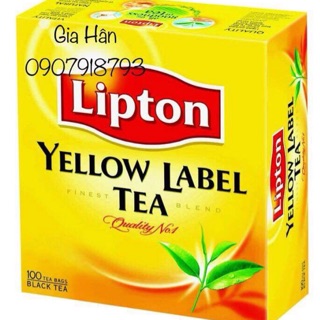 Trà lipton vàng 100túi