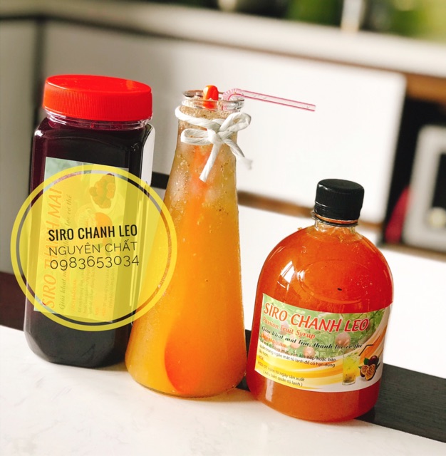 Siro Chanh leo nhà làm - Thơm ngon - An toàn cho sức khoẻ
