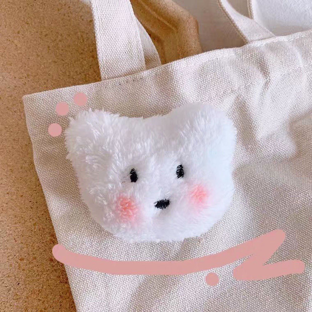 Ghim Cài Áo Hình Gấu / Thỏ Nhồi Bông Dễ Thương Cho Nữ