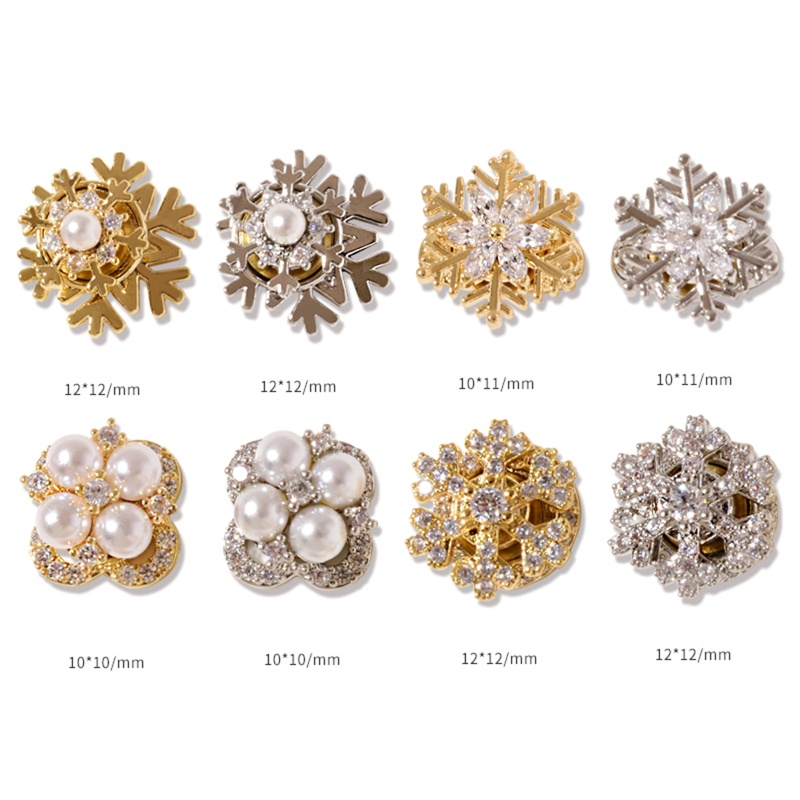 Set Đá Zircon 3D Dạng Xoay Dùng Trang Trí Móng Nghệ Thuật