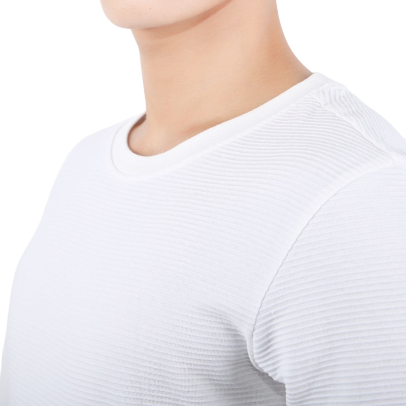 Áo Tshirt ngắn tay Nam Owen Cotton Slim Fit màu Trắng - TSN23648