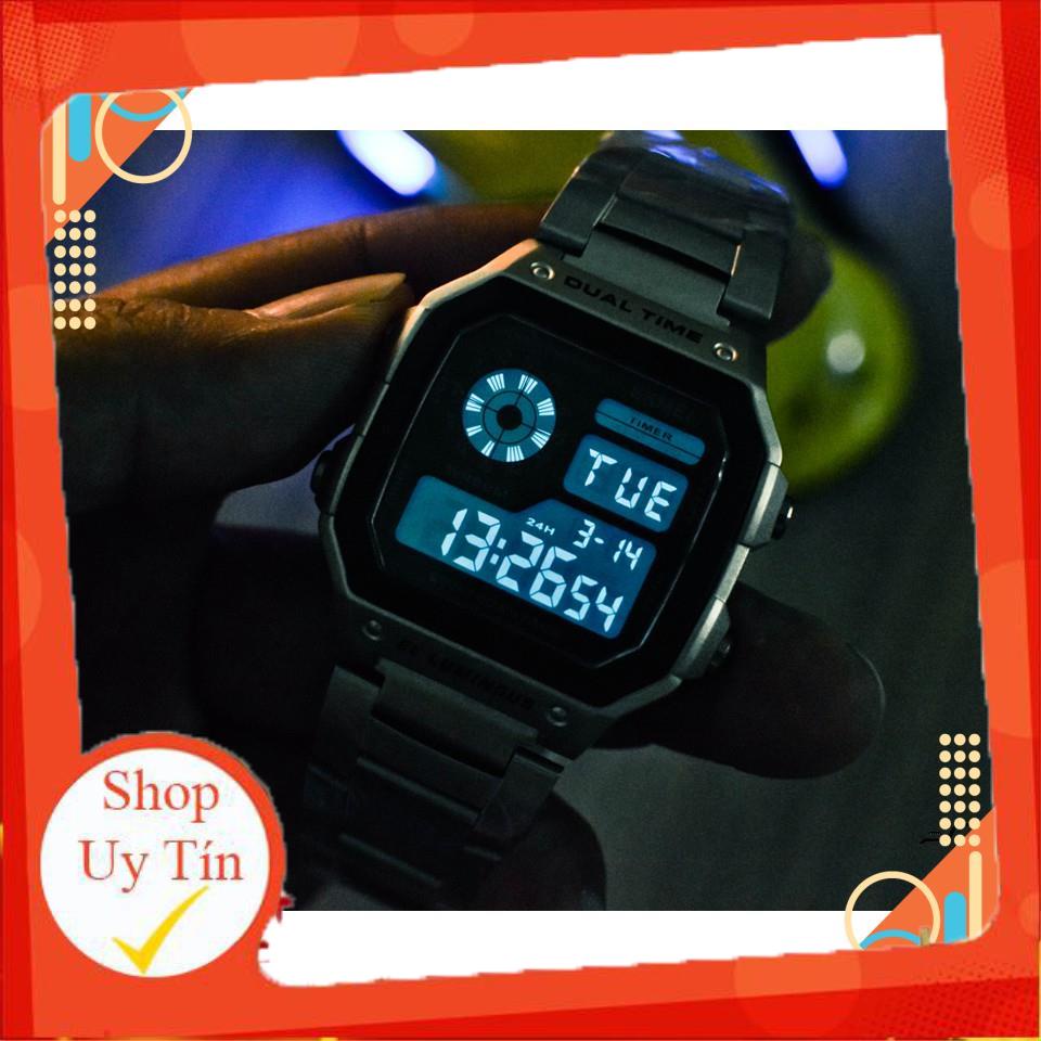 [Hàng Giả Trả Tiền] Đồng hồ nam SKMEI 1335 điện tử dây thép | BigBuy360 - bigbuy360.vn