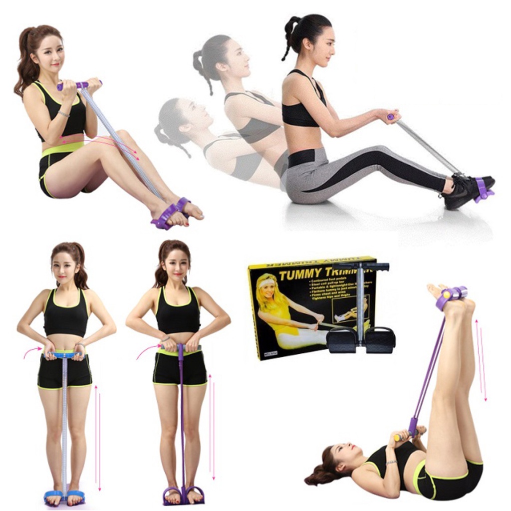 Dụng Cụ Thể Dục Kéo Lò Xo Tummy Trimmer - Đồ Tập Cơ Bụng Tại Nhà