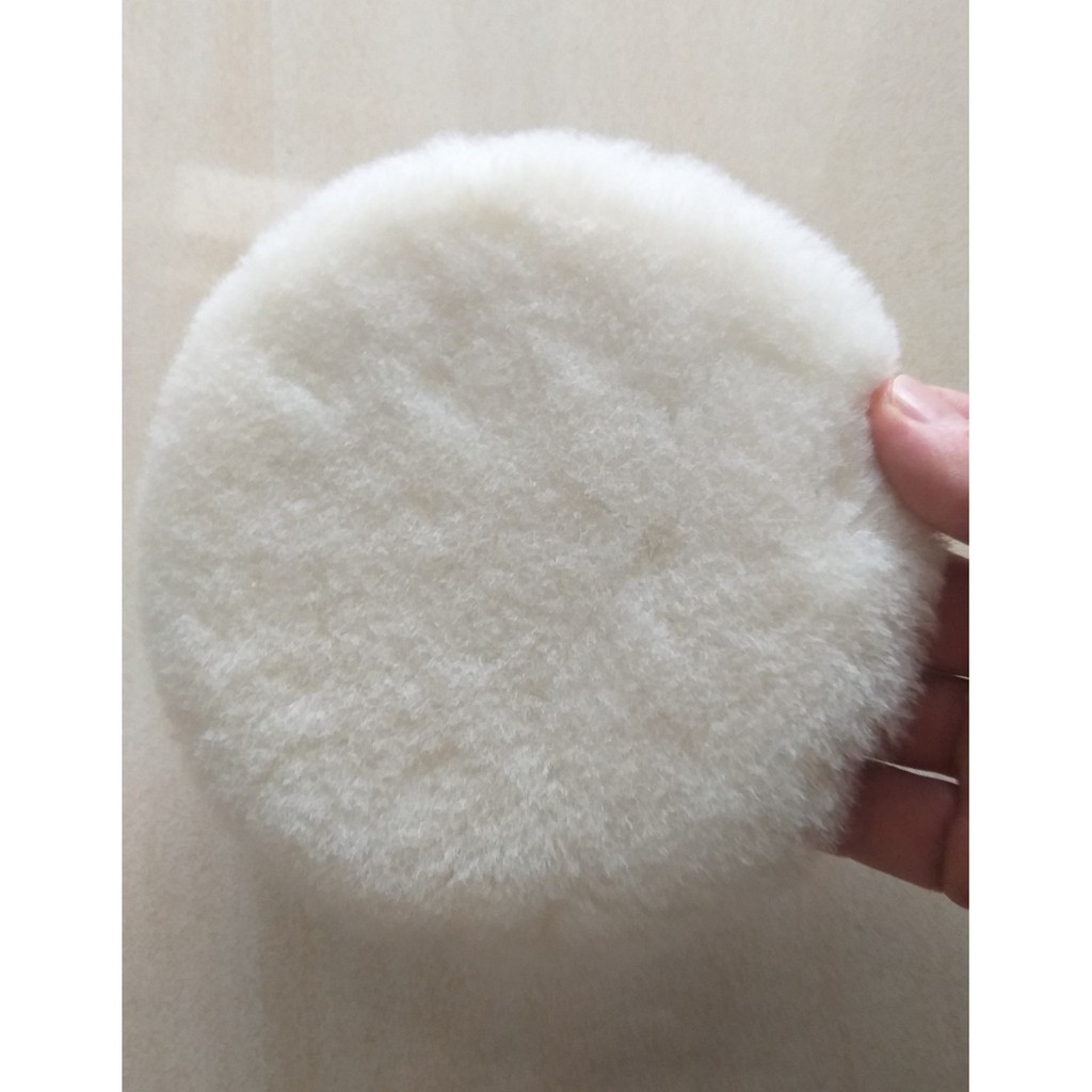 Bản mút lông cừu đánh bóng bằng máy 133mm - Sonax Lambswool pad