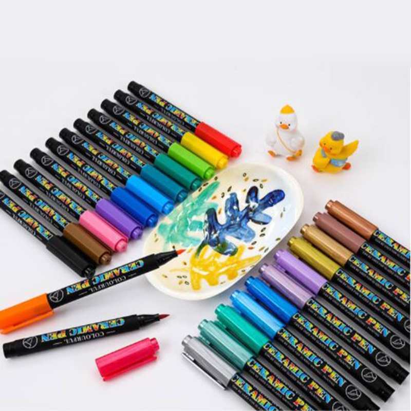 Set 24 Hoặc 12 Bút Vẽ Acrylic Kính