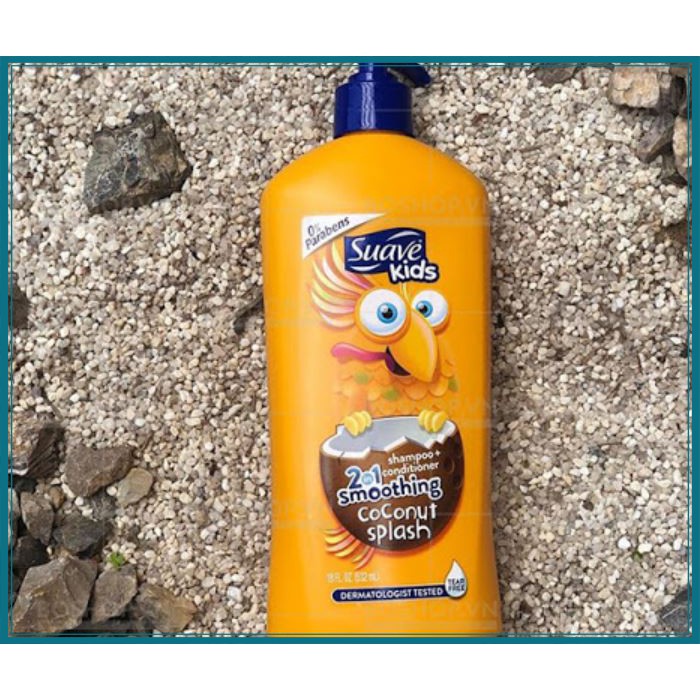 [Mẫu Mới] Sữa Tắm Gội Xả Suave Kids Coconut Splash 3in1