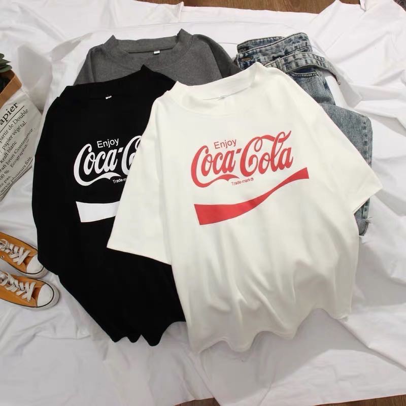 [FREE SHIP] - Áo phông cotton oversize Coca Cola siêu đẹp, siêu mịn