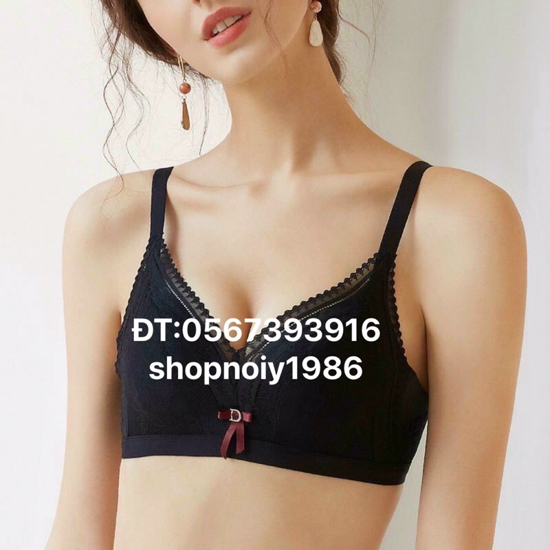 Áo lót, áo ngực ren lụa cao cấp không gọng, mút hơi siêu mềm nâng 4cm định hình tôn vòng 1 gợi cảm