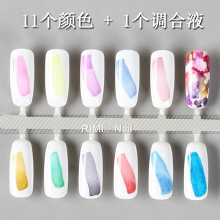 Sét Sơn Gel Loang Aishini ( Bộ 12 màu)