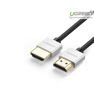 Cáp hdmi 2.0 siêu mỏng dài 1,5m hỗ trợ 4k, 3d chính hãng ugreen 30477