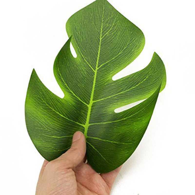 Lá cọ giả trang trí bàn tiệc