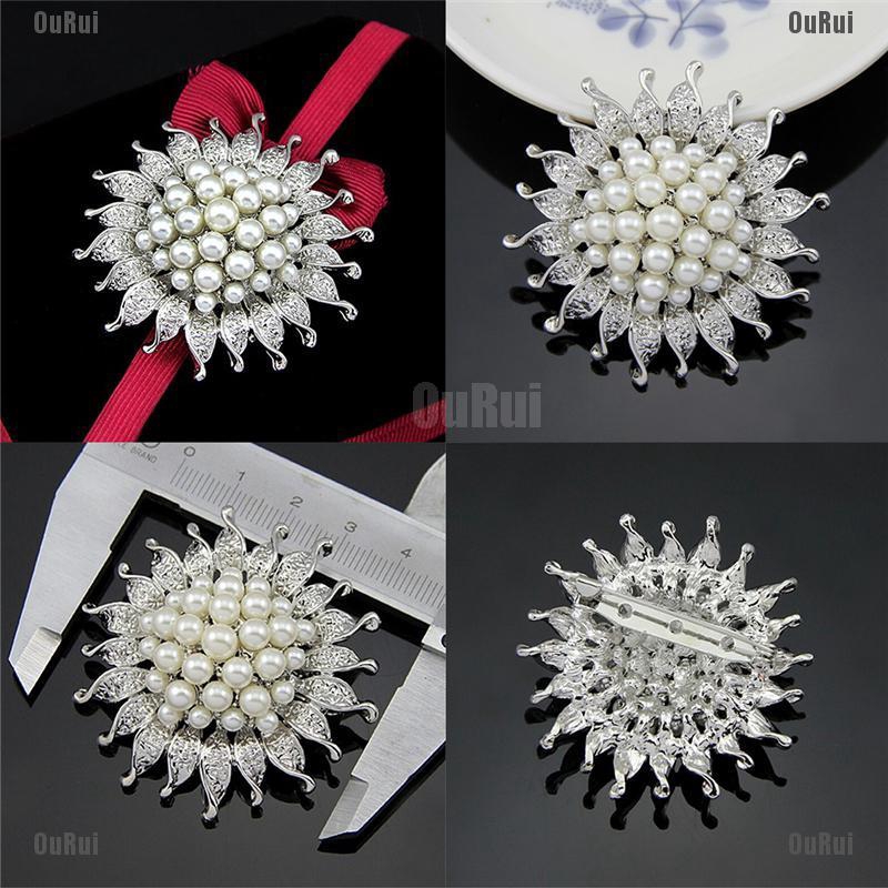 (FCC) Áo Sơ Mi Cotton Đính Ngọc Trai Giả Cổ Điển