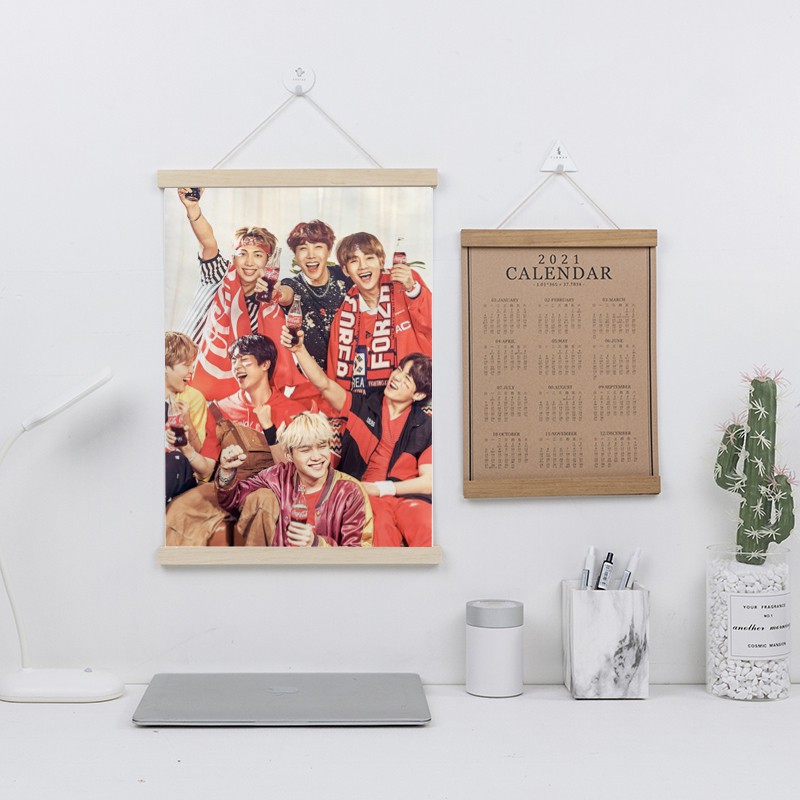 Thanh gỗ giữ thảm treo trang trí 30cm/ 40cm