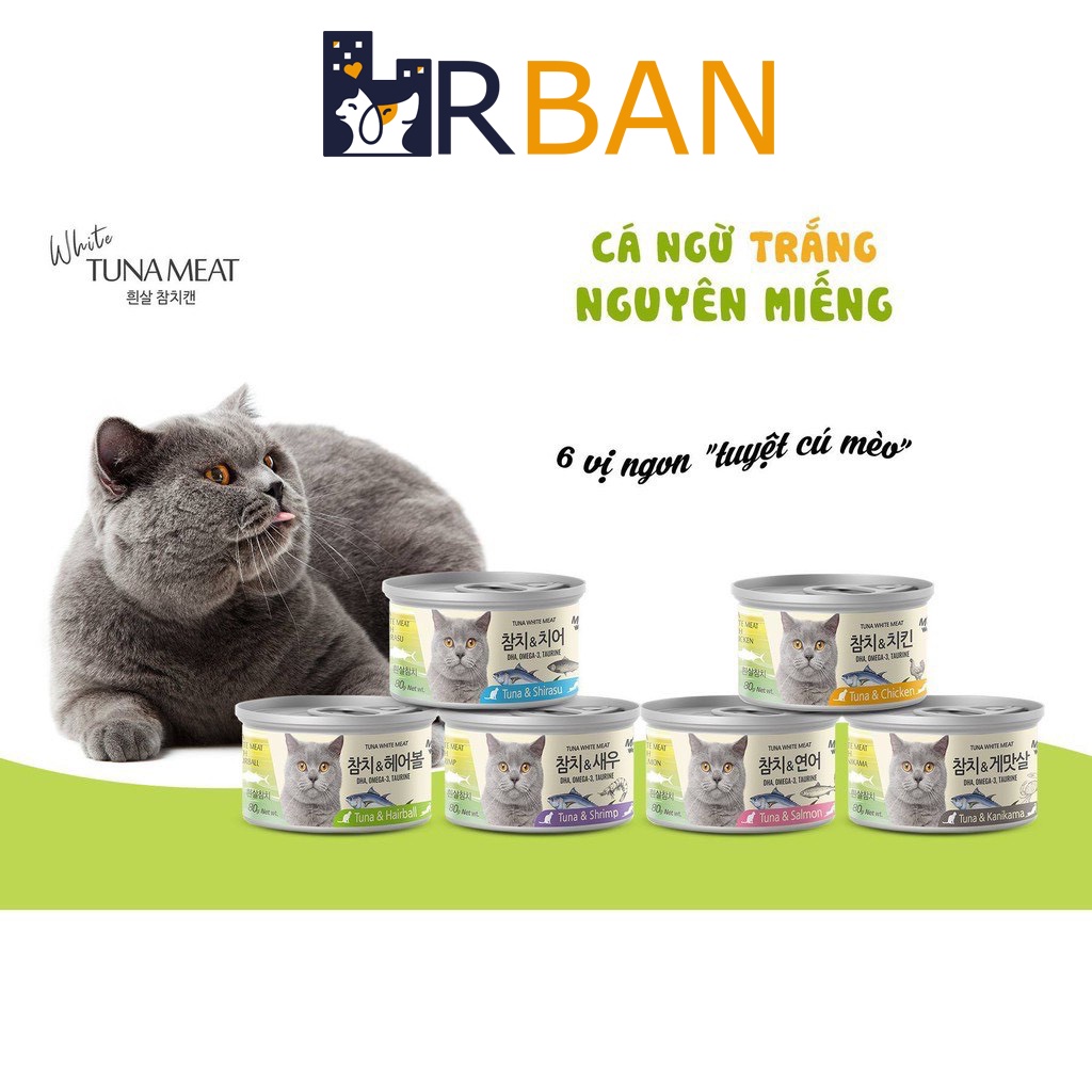 Pate cho mèo MEOWOW TUNA WHITE - SOUP CÁ NGỪ TRẮNG ĐÓNG HỘP CHO MÈO