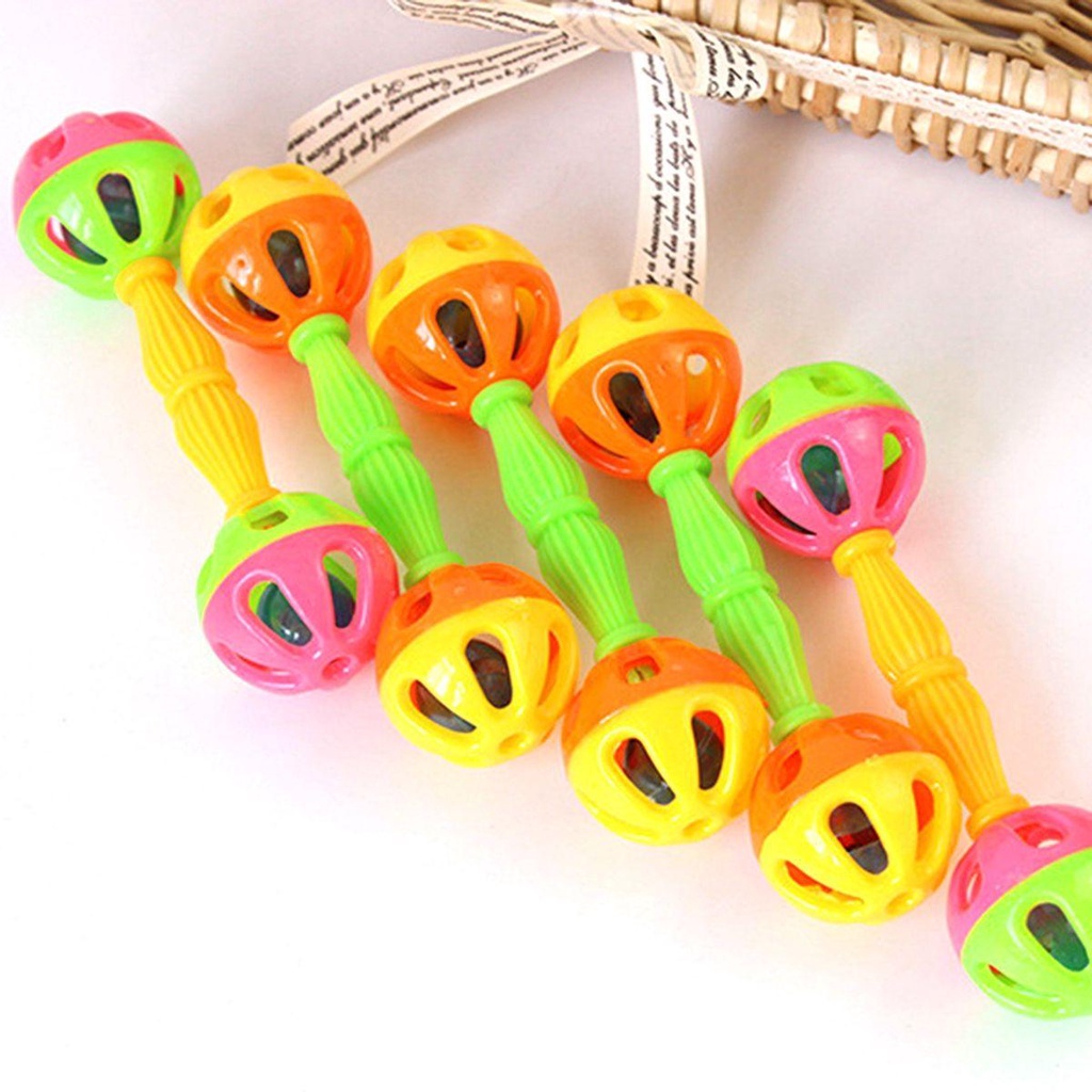 MOCHO Lục Lạc Đồ Chơi Hai Đầu Có Chuông Chống Cắn Dành Cho Chim Cảnh