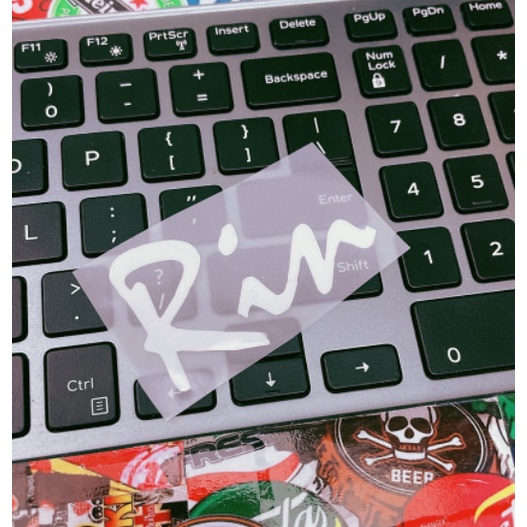 Rinart.vn | Decal sticker ủi nhiệt in theo yêu cầu tên theo mẫu | Logo Sticker Patch in áo ủi trực tiếp lên vải