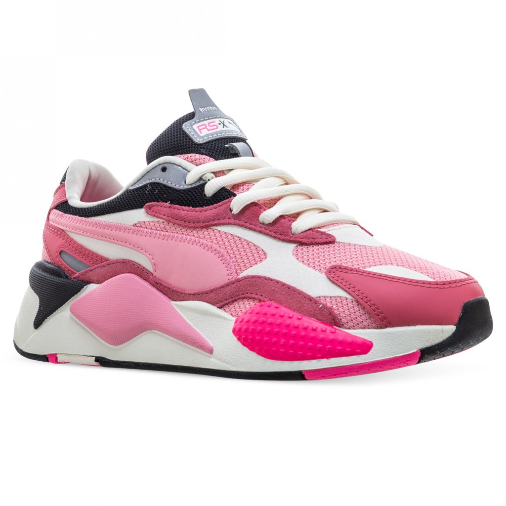 Giày thể thao nữ Puma RS-X3 Puzzle White Pink - 37157006 - Hàng Chính Hãng