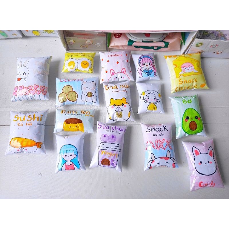 Squishy giấy 2D nhiều mẫu mã đa dạng siêuu cute,slow cực kì🥰🥰|Cheese cute