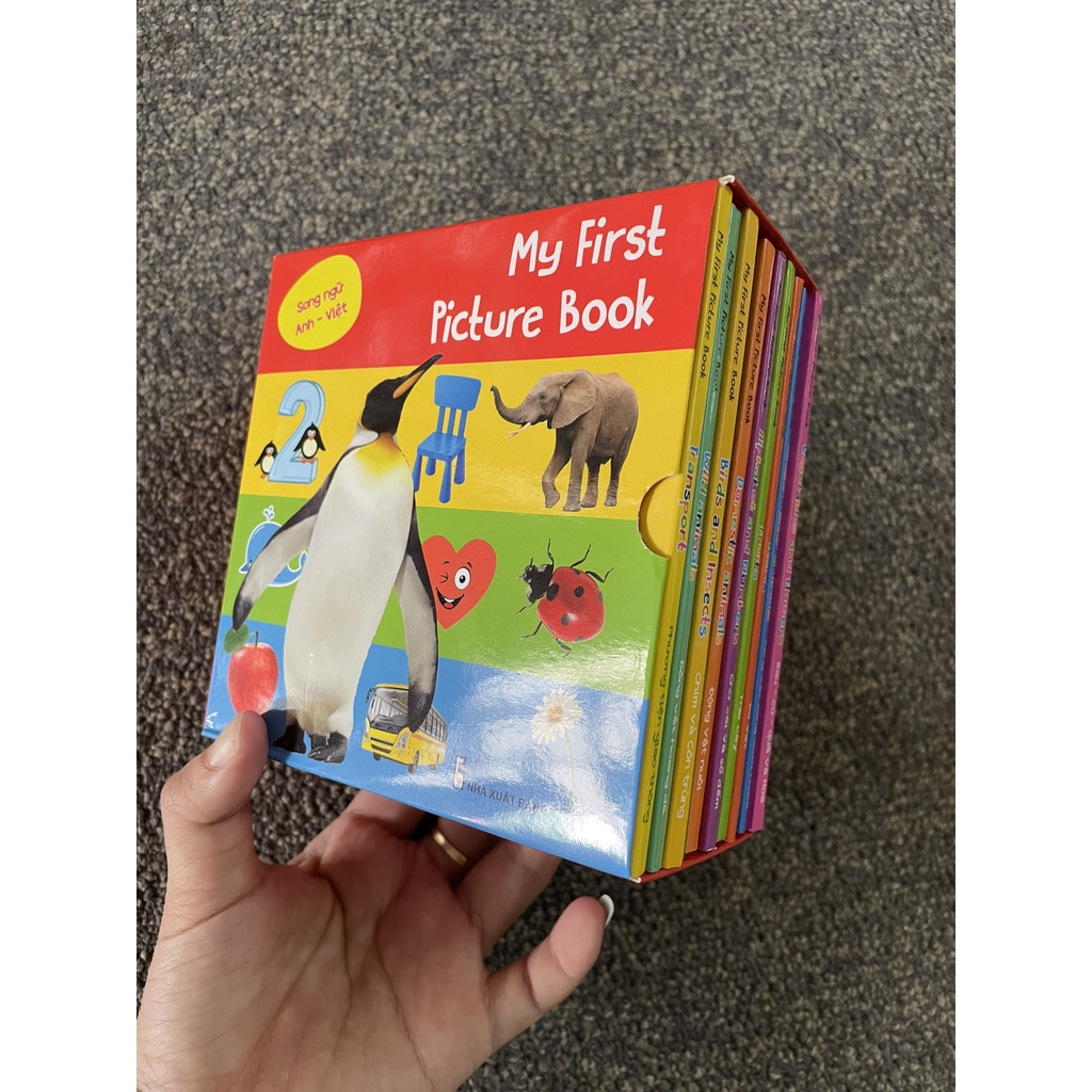 Bộ Thư Viện Hình Ảnh Đầu Đời Cho Bé Nhận Biết Thế Giới Xung Quanh - MY FIRST PICTURE BOOK (Dành cho bé từ 0-6 tuổi)