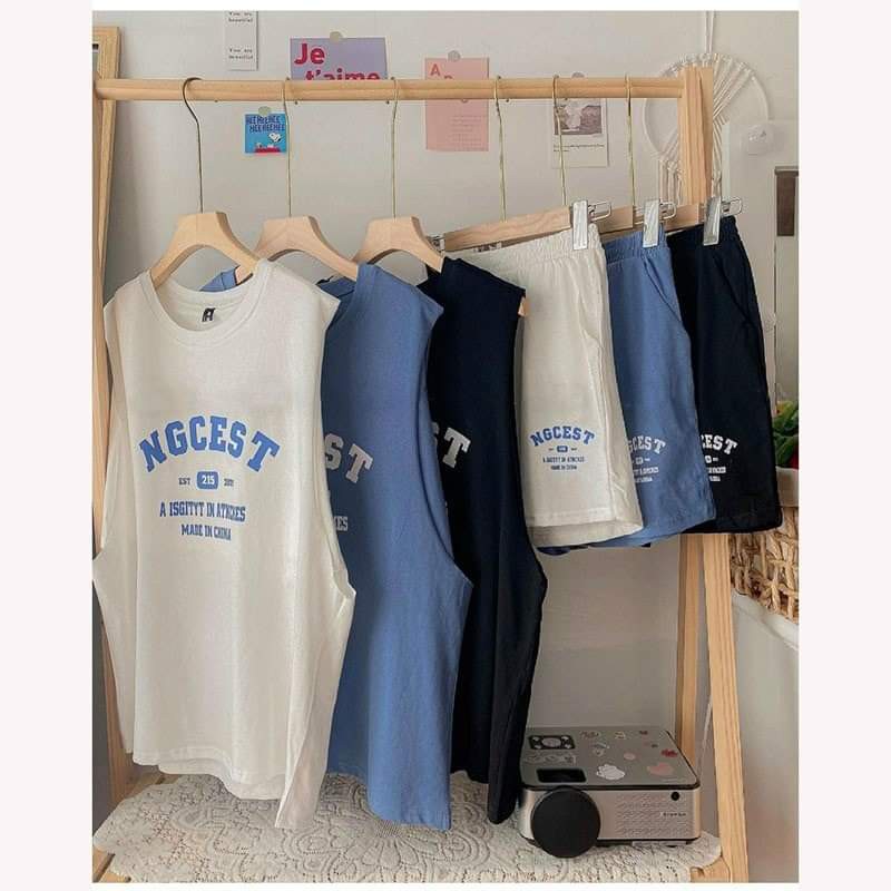 Set Tanktop Nữ-Bộ Quần Áo Ba Lỗ