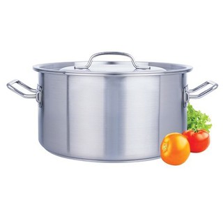 Nồi hầm inox Zebra Vitalux 3 lớp 32X19cm-15L-171315, nắp inox. Hàng Inox 304 Thái Lan