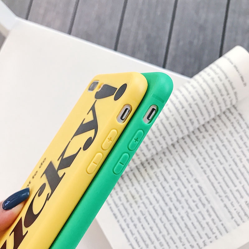 Ốp điện thoại TPU in chữ xinh xắn cho Iphone 6 6s 6plus 6splus 7 8 7plus 8plus X XS XR XS Max | BigBuy360 - bigbuy360.vn