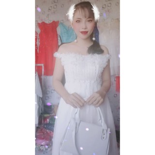 Đầm công chúa kết hoa