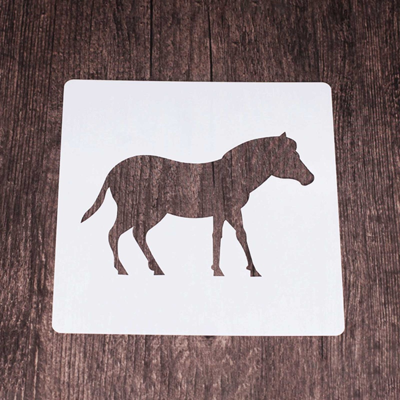 Set 9 Khuôn Silicon Rỗng Hình Động Vật Hỗ Trợ Vẽ Trang Trí Sổ Tay / Album Ảnh DIY