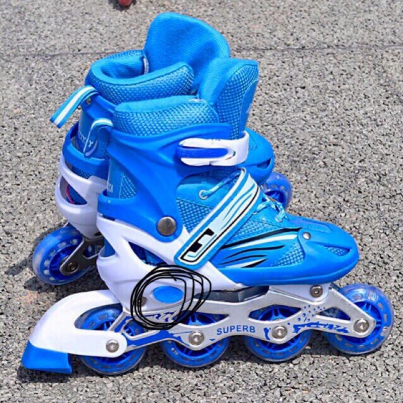 [Sẵn Hàng Giao Ngay] Combo giày trượt patin không kèm mũ bảo hiểm và bảo hộ