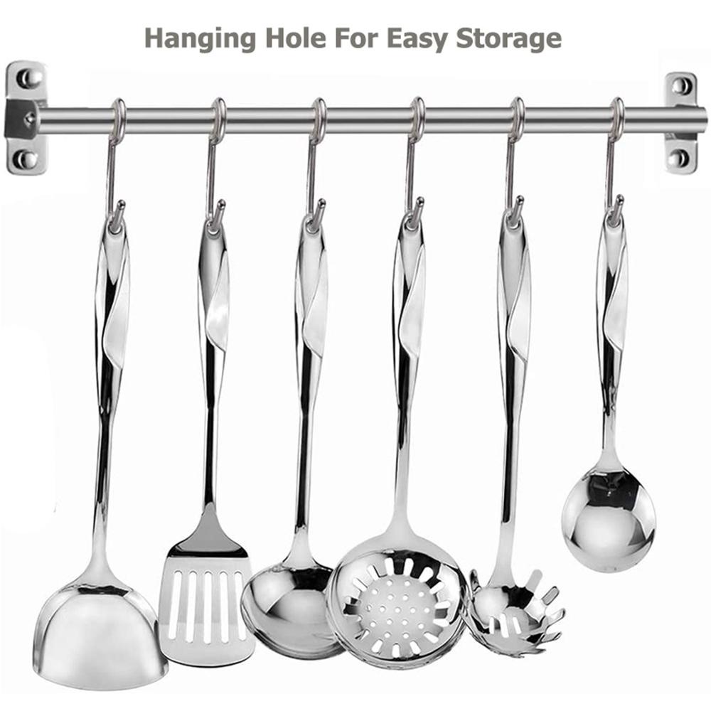 Muỗng Nấu Mì Ý Bằng Thép Không Gỉ Cách Nhiệt Tiện Dụng